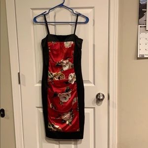 Cache silk cocktail dress